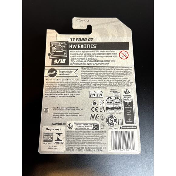 Hot Wheels 2016 Ford GT Race and 2017 Ford GT, 2 cars - Picture 2 of 3